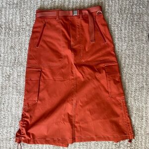 Outdoor Voices Rust Cargo Skirt